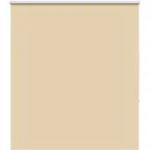 vidaXL Rolgordijn verduisterend 135x130 cm stofbreedte 131,6 cm beige