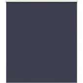 vidaXL Rolgordijn verduisterend 130x150 cm stofbreedte 126,6 cm blauw