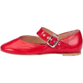 Lloyd Ballerina met riempjes rood