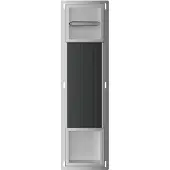 Boss & Wessing Toiletrolhouder Zonder Klep en Reserverolhouder Inbouw BWS Milan RVS