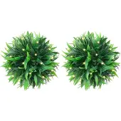 vidaXL Kunstbuxusballen met LED-verlichting 4 st 15 cm groen