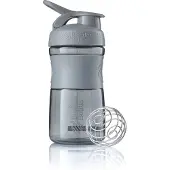 BlenderBottle Shakebeker SportMixer 590 ml grijs