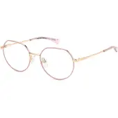 Polaroid Kids Polaroid Kinderbril PLD D839 49/17/130 Goud roze Metalen monturen JUNIOR PLD D839