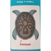 Freek Vonk Knuffelplaid 110x82 cm groen schildpad - knuffel kleed