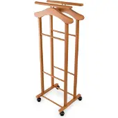 Italia 104 CLEVER - Kledingstandaard in Hout - Dressboy -Kleur Bruin - ARIT - Il cuore del legno