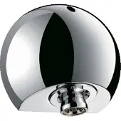 Delabie Round Douchekop H6.2cm waterbesparend met antikalkbehandeling Chroom glans 709000
