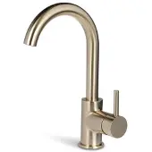 Blue Microphones Bron wastafelkraan C uitloop geborsteld goud