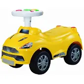 Eco toys Sports Geel Loopauto met Muziek HC516257 div