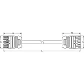 Wago Vooraf Geassembleerde B2ca 5G1.5 Interconnect Kabel 4M Blauw - 771-9285/016-401