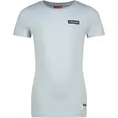 Vingino T-shirt lichtblauw Jongens Katoen Ronde hals Effen - maat 140