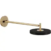 UMAGE Wandlampe , Asteria Long, dimbare, Goud / Messing, Woonkamer, Metaal, Designer