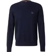 BOSS Trui 'Kanovano_S' donkerblauw