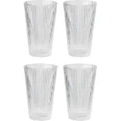 Stelton Pilastro drinkglas 35 cl 4-pack Clear