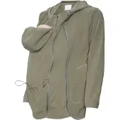 Mamalicious Fleece jas 'Mille' aardetinten