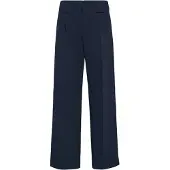 QS Bandplooibroek donkerblauw