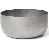 Ferm Living Kom Tumbled Stainless Steel 12 cm