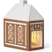 Kähler Gingerbread kandelaar medium 15 cm Bruin