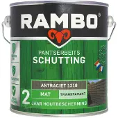 Rambo Pantserbeits Schutting Transparant Mat 1218 Antraciet 2,5l