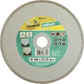 Wolfcraft Diamantdoorslijpschijf | StandCeram | Ø180mm | 1 stuk - 8383000