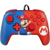 PDP Faceoff Deluxe+ Audio - Switch Controller - Mario