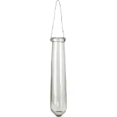 Ib Laursen - Ophangbaar Glazen Vaasje / Groot Stekvaasje Handgeblazen - 26x5,5cm