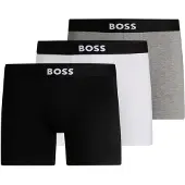 BOSS Boxershorts grijs / zwart / wit