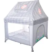 Lorelli My Place Grey Inklapbare Box met Dakje 1008064-2506