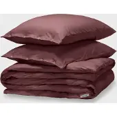 Yumeko Dekbedovertrek set Jersey Katoen 200x220 Roze - Eco, Bio & Fairtrade