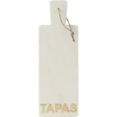 J-Line Cheese Board Rectangle Tapas Marble White