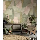 Overig Fotobehang Smart Art Gallery 47341 - Groen - Beige - Olijf - Grijs-groen - 3,40m X 265cm