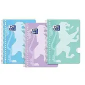 Oxford - Collegeblk oxf school a4+ ln 23gaats 160pag pastel | 7 stuks