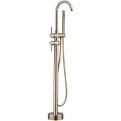 Sanico Sara vrijstaande badkraan brushed Gold