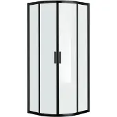 Sanico Farese douchecabine 100x100 cm kwartrond zwart