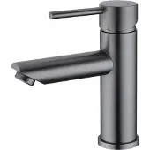 Sanico Maro wastafelkraan gun metal