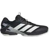 Adidas Sportschoen 'Adizero Ubersonic 5 Clay' grijs / zwart / wit