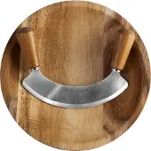 Cole and mason Snijplank Cole & Mason Ashden Mezzaluna with Acacia Natural Wood