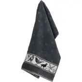 Bunzlau Castle Keukendoek Birds Anthracite KitchenTowelBirdsAnthracite - 60 x 53 cm