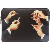 Seletti Toiletpaper Laptoptas Lipsticks Black