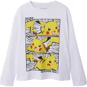 TWO SOON Shirt 'Pokémon' geel / rood / zwart / wit