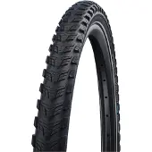 Schwalbe Buitenband Marathon 365, 26x2,00 (50-559), HS475, Performance Addix, geschikt voor alle seizoenen, GreenGuard, E-50, met stalen karkas, zwart, reflecterend, artikelnummer 11159424