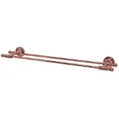Sapho Dubbele Handdoekhouder Perla 64.5 cm Rose Goud