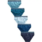 Next - Jongens - Set van 5 slips van 100% katoen - Blauw