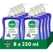 Dettol Handzeep Lavendel & Vioolbloesem 250ml - 8 stuks - Voordeelverpakking