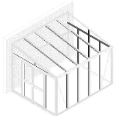 Vitavia Versterkingskit Voor De Athena 11900 Kas Van Aluminium Met Poedercoating