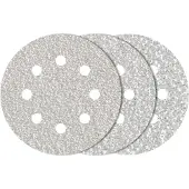 Wolfcraft Hechtschuurschijven | Lak/Verf | K40, K80, K120 | Ø125 mm | 25 stuks - 1156100
