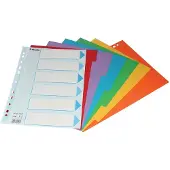 Esselte - Tabbladen A4 11R karton 6-delig met voorblad | 20 stuks