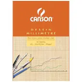 Canson Millimeterblok Canson A4 lichtbruin | 10 stuks