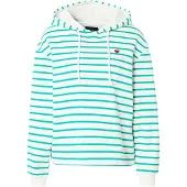Pieces Sweatshirt 'PCCHILLI' jade groen / rood / wit