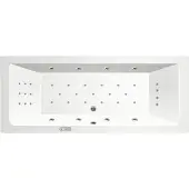 Bestbad Luso 170x75 cm whirlpool Deluxe