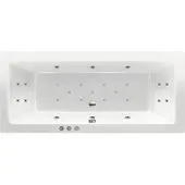 RB Xenz Society bubbelbad 190x90 cm met RB1 whirlpool wit